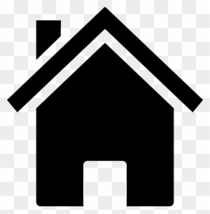 House Black Clip Art At Clker - Transparent Background Home Icon