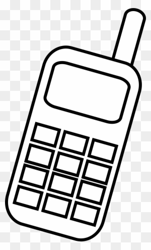 Phone Clipart Icon Mobile - Mobile Clipart Black And White
