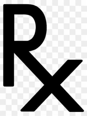Rx Pharmacy Prescription Symbol Black - Pharmacy Symbol Rx
