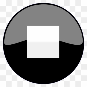 Stop Button Black Svg Clip Arts 600 X 600 Px - Play And Pause Button Png