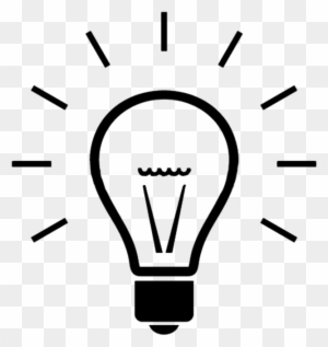 Clipart Excellent Light Bulb Black And White File Simple - Creative Commons Icons Light Bulb