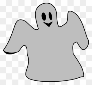 Ghost Clipart Clear Background - Grey Ghost Clipart