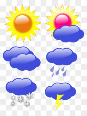 Snowy Weather Clipart Free - Four Types Of Weather In The Philippines