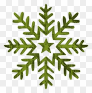 Lime Green Snowflake Clipart