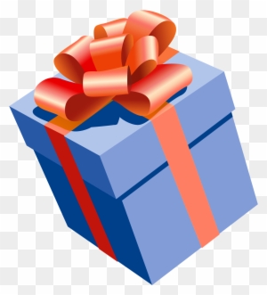 Gift Clipart Transparent Background - Present With A Bow