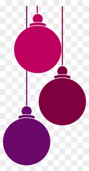 Christmas Ornaments Clip Art - Pink Christmas Decorations Png