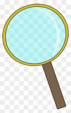 Gold Magnifying Glass - Magnifying Glass Science Clipart