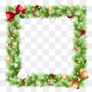 Snowflake Clipart Transparent Border - Merry Christmas Border Png