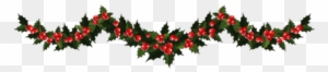 Garland Christmas Red Transparent Png Image, Clipart - Holiday Garland