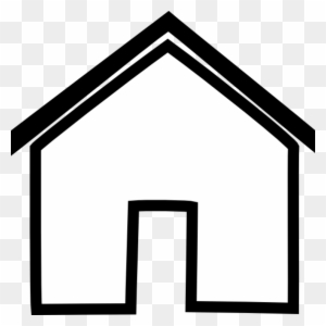 House Outline Clipart Black House Outline Clip Art - House