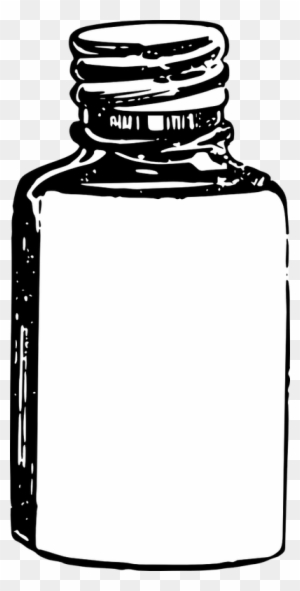 Vintage Toiletries Perfume Bottle Vector Free Png Image - Old Medicine Bottle Clipart