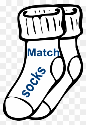 Coloring Picture Of Socks