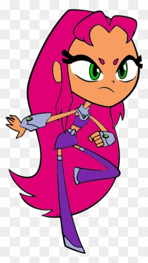Colored And Clipped By Cartoon Clipart - Starfire Teen Titans Go