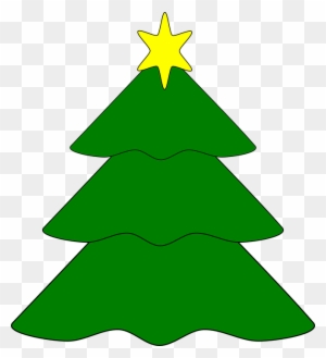 Clipart Christmas Tree Star - Arbol De Navidad Con Estrella