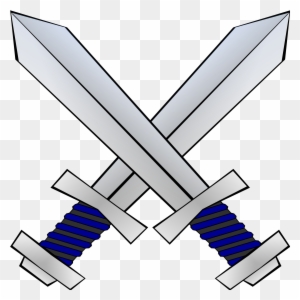 Crossed swords emoji clipart. Free download transparent .PNG