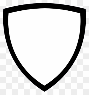 Shield Clipart - Shield Logo Black And White