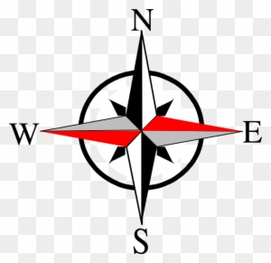 Compass North Clipart - North East South West