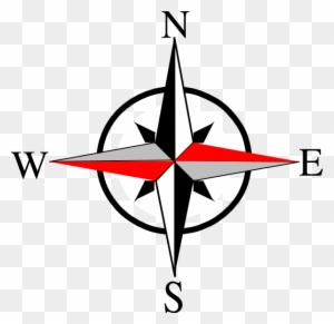 Compass North Clipart - North East South West - Free Transparent PNG