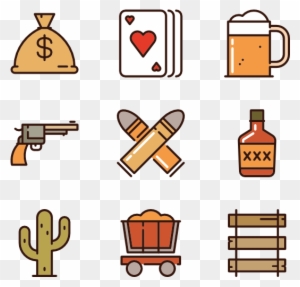 Wild West - Hand Drawn Icon Vector Png
