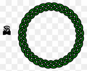 Green Celtic Knot Clip Art - Green Celtic Knot Circle