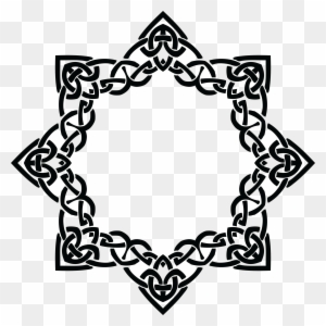 - Ai, - Eps, - Svg, - Free Clipart Of A Celtic - Border Design Black And White