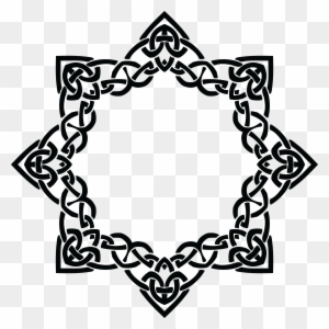 - Ai, - Eps, - Svg, - Free Clipart Of A Celtic - Border Design Black And White