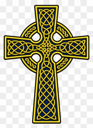 Celtic Cross Clipart Yellow Png Png Images - Celtic Cross Clip Art
