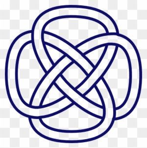 Celtic Knot Navy Clip Art - Purple Celtic Knot Png