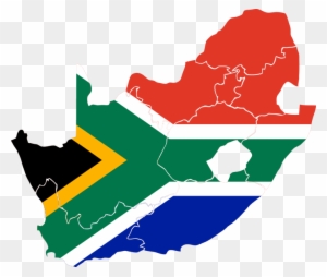 South Africa Flag Map Area Study Centre For Africa, - South Africa Map Flag
