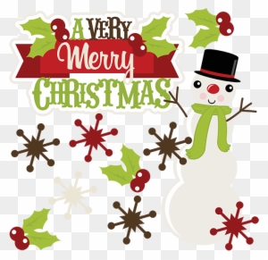Merry Christmas Clip Art Background Transparent Images - Cute Merry Christmas Clip Art