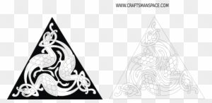Celtic Triangle Graphic Clip Art - Celtic Patterns