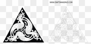 Celtic Triangle Graphic Clip Art - Celtic Patterns