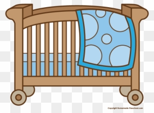 Click To Save Image - Baby Cot Clip Art