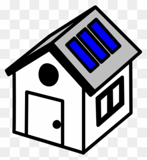 Solar Panel House Clipart Png