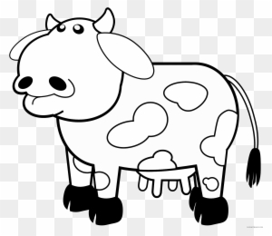 Clipart Info - Outline Of A Cow
