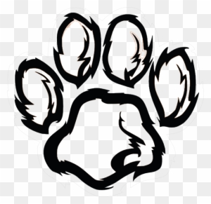 Amazing Grizzly Paw Print Clip Art At Clker Com Vector - Wildcat Paw Clipart