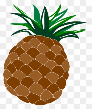 Pineapple Food Fruit Hawaii Hawaiian Luau - Luau Clipart Transparent