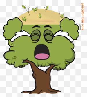 Tree Topping - Cartoon Trees With Sad Faces