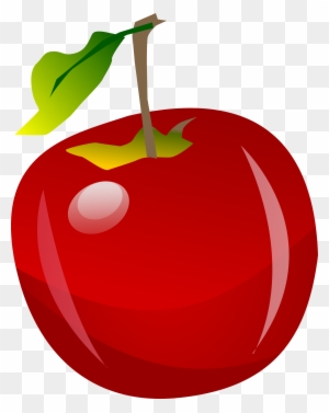 Red Apple Clipart Png - Shiny Apple Clip Art