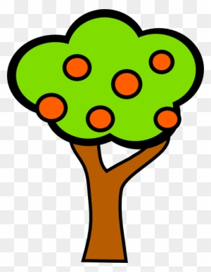 Apple Tree Clip Art At Clker - Apples On A Tree Cartoon