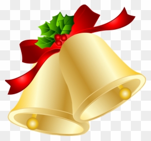 Christmas Ribbon and Bells transparent PNG - StickPNG