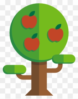 Size - Tree Flat Icon Png