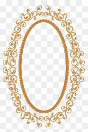 Frame Vintage Gold Ornate - Oval Vintage Gold Frame