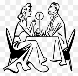 Clipart - Romantic Dinner - Architect Valentines Day