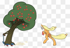 Leave No Apple Tree Unaxed By Randomlywhimsical - Mlp Apple Tree Vector