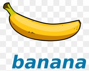 Banana Clipart - File - Wikivoc - - Flashcard Banana