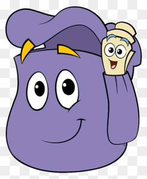 dora with backpack