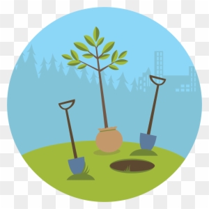 How To Plant A Tree - Plant A Tree Cartoon