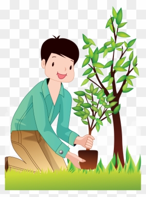 Planting Trees Man - Planting Trees Png