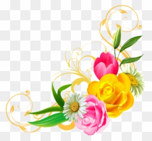 Cute Flower Clip Art Png Images - Android Tablet Pc - Quad-core, Bluetooth, Otg,